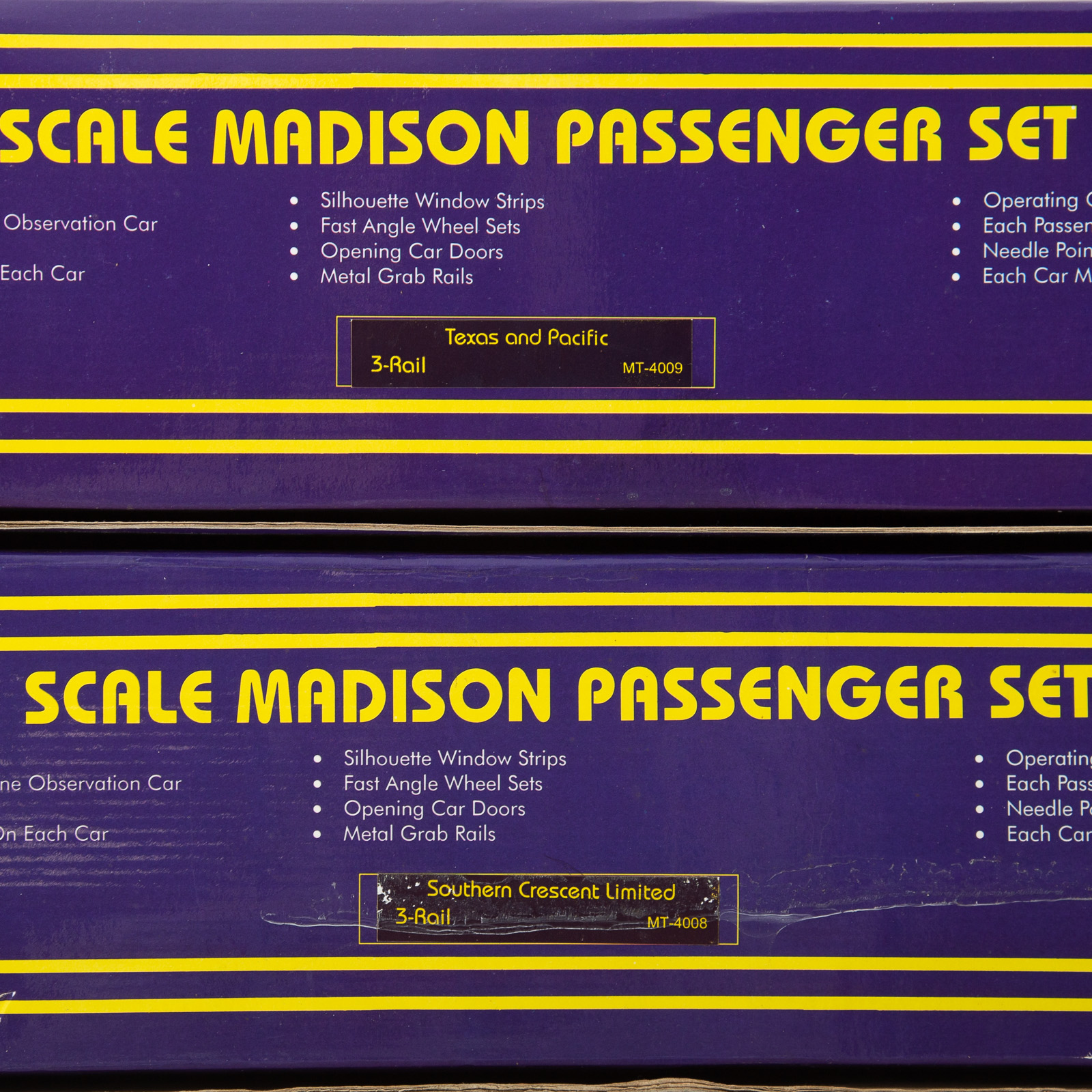 TWO M.T.H. SCALE MADISON