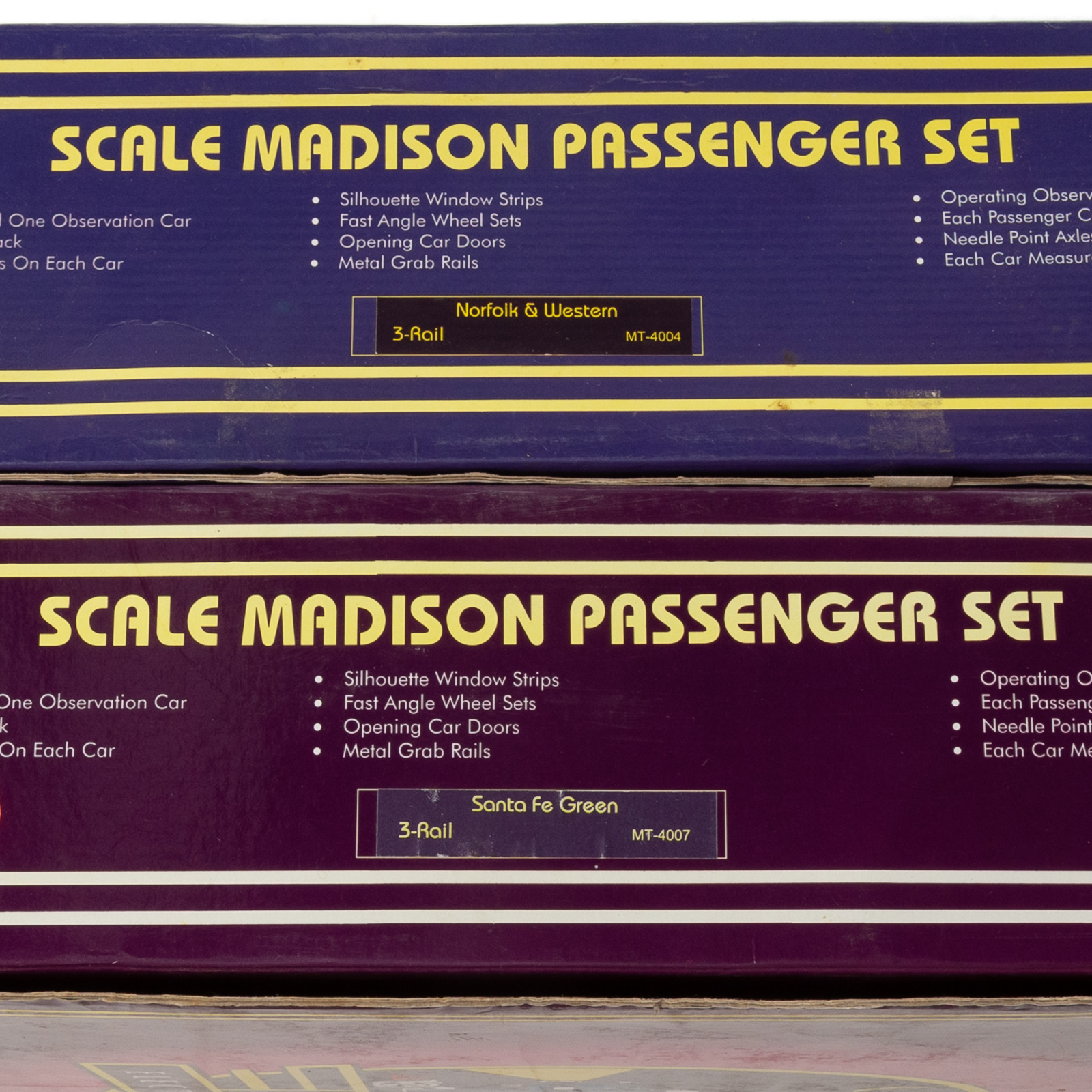TWO M.T.H. SCALE MADISON