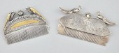 Two Mughal Style Hair Combs, c