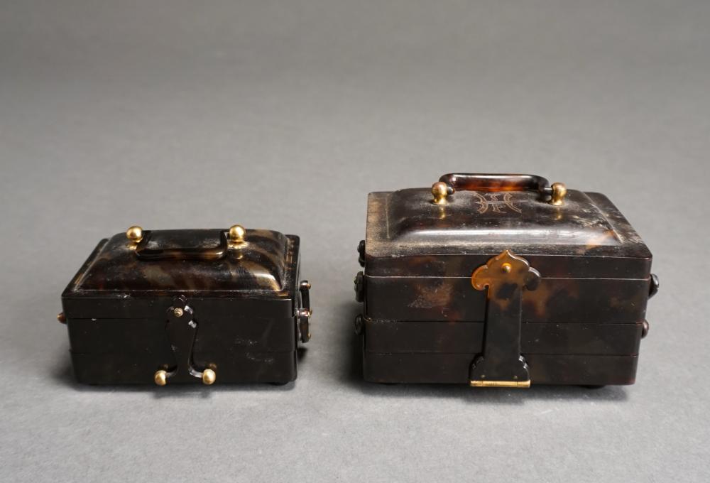 TWO MULTI-TIER BOXES, LARGER: 3 X 4