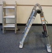 TWO MURPHY LADDERS, H: 41 IN.