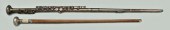 Two musical canes: one made fr