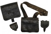 Two Musket Cartridge Boxes and