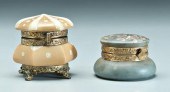 Two Nakara dresser boxes: one