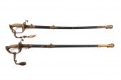 TWO NAMED M1852 US NAVY DRESS