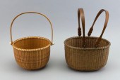 TWO NANTUCKET BASKETS CONTEMPO