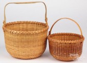 TWO NANTUCKET LIGHTSHIP BASKET