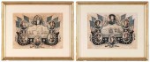 TWO NATHANIEL CURRIER NAVAL "H