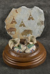 TWO NATIVE AMERICAN ART ITEMST