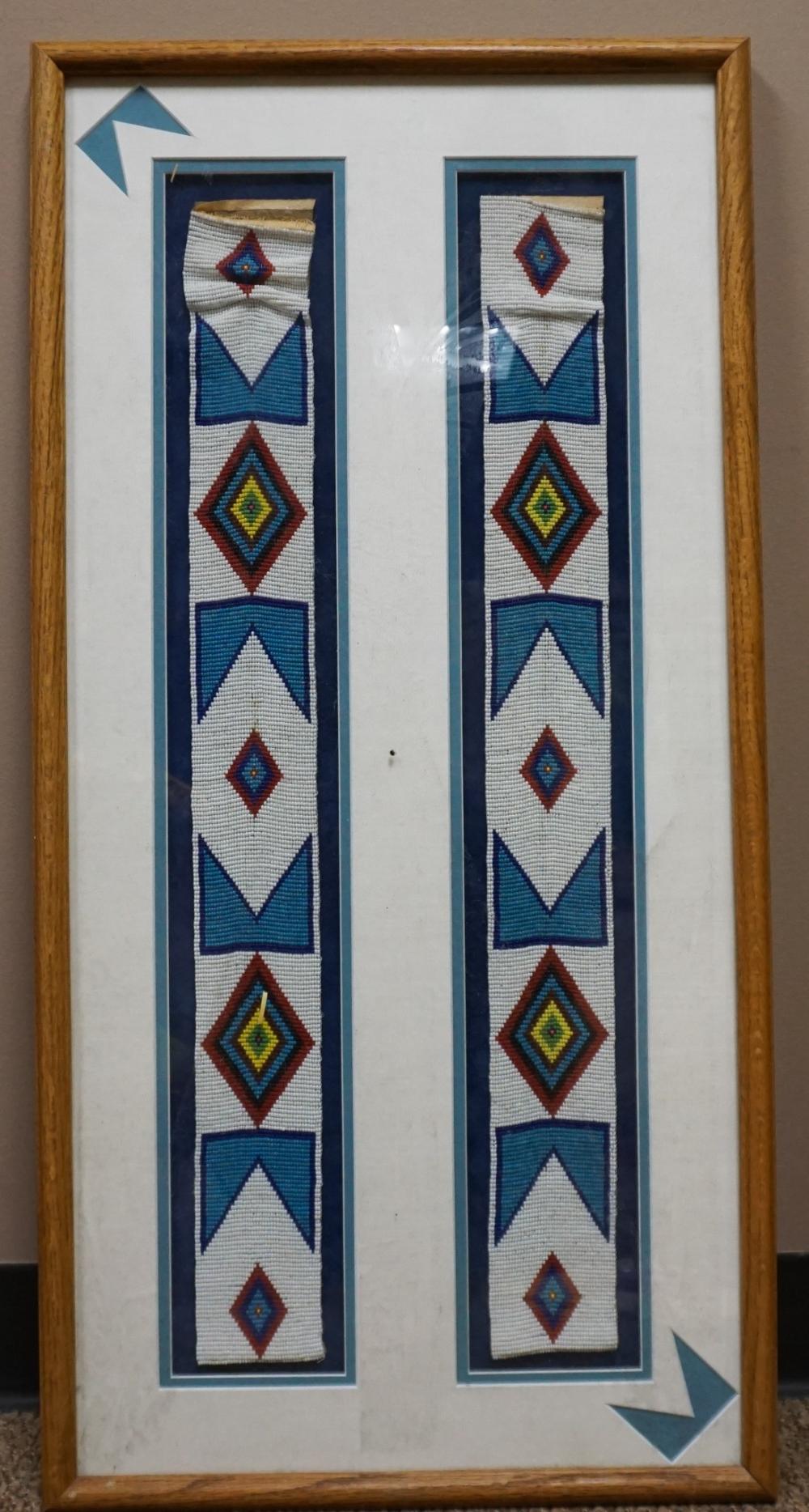 TWO NATIVE AMERICAN BEADWORK