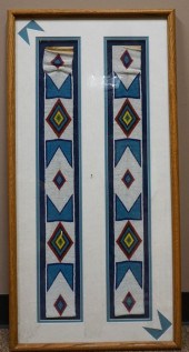 TWO NATIVE AMERICAN BEADWORK B
