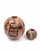 TWO NATIVE AMERICAN HOPI C. R.