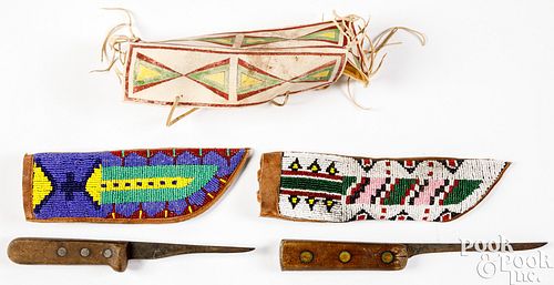 TWO NATIVE AMERICAN INDIAN KNIFE