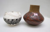 TWO NATIVE AMERICAN INDIAN POT