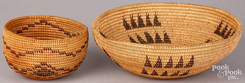 TWO NATIVE AMERICAN INDIAN WOVEN