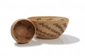 TWO NATIVE AMERICAN MONO BASKE
