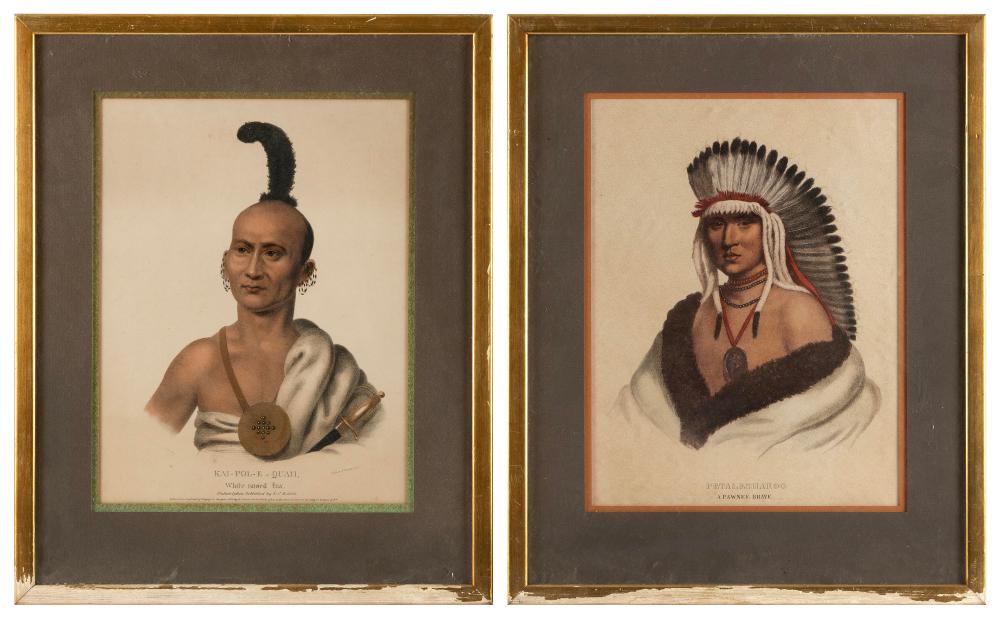 TWO NATIVE AMERICAN PORTRAITS AFTER