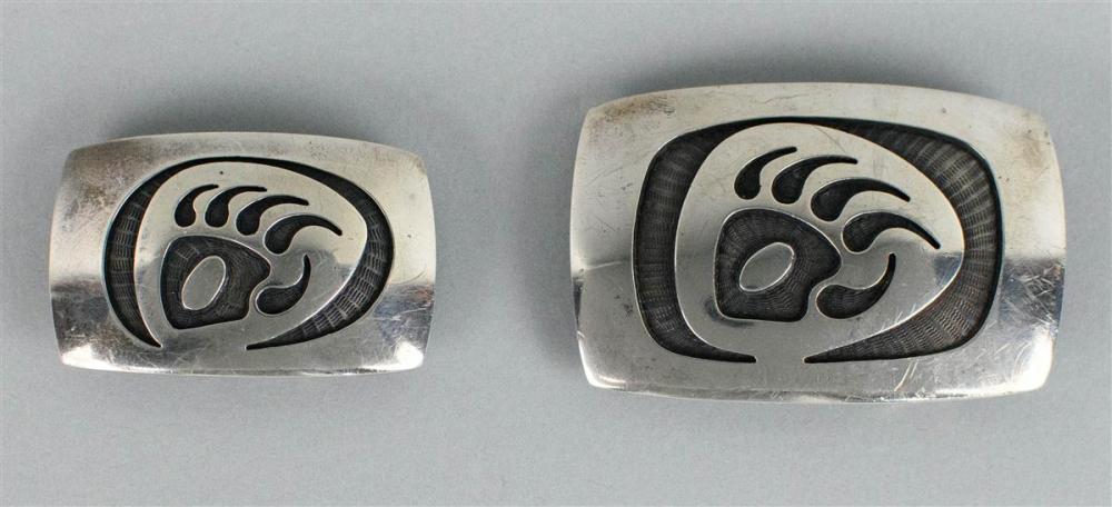 TWO NATIVE AMERICAN SILVER