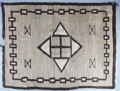 TWO NATIVE AMERICAN WOOL WEAVI