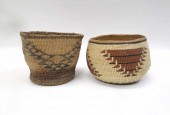 TWO NATIVE AMERICAN WOVEN BASK