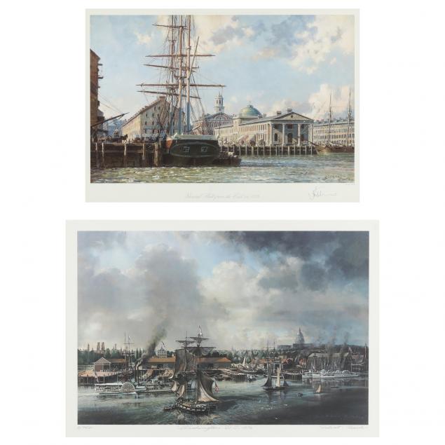 TWO NAUTICAL PRINTS - JOHN