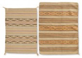 TWO NAVAJO CHINLE BLANKETSTwo