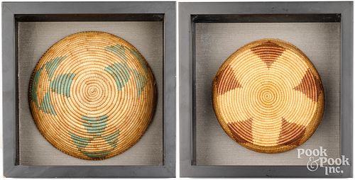 TWO NAVAJO INDIAN WOVEN