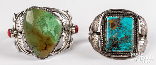 TWO NAVAJO OR ZUNI INDIAN CUFF