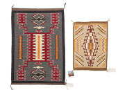 TWO NAVAJO REGIONAL RUGS<br>Tw
