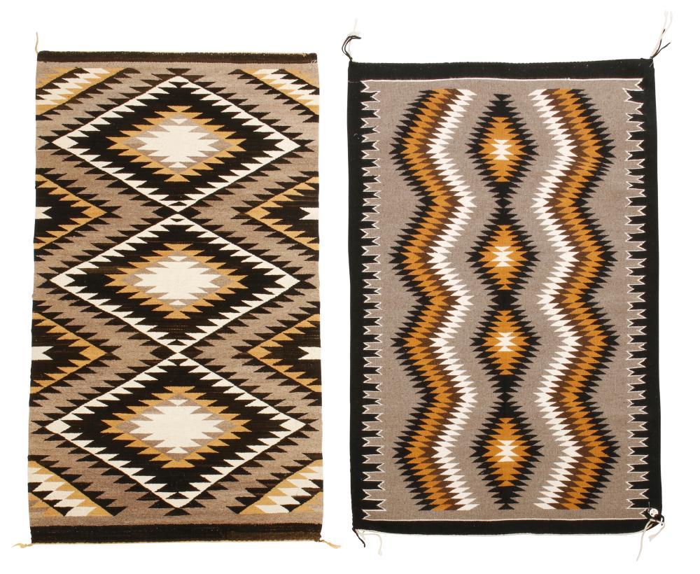 TWO NAVAJO REGIONAL RUGSTwo