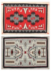 TWO NAVAJO REGIONAL WEAVINGSTW