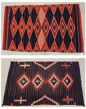 TWO NAVAJO REGIONAL WEAVINGSTW