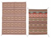 TWO NAVAJO TEXTILESTwo Navajo