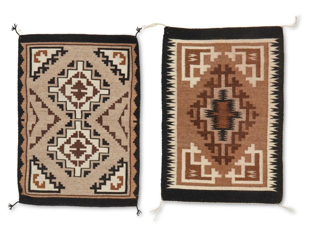TWO NAVAJO TWO GREY HILLS TABLE