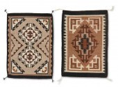 TWO NAVAJO TWO GREY HILLS TABL
