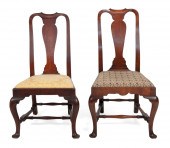TWO NEAR-MATCHING QUEEN ANNE S