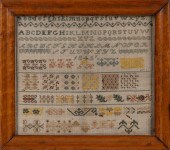 TWO NEEDLEWORK SAMPLERS DATED