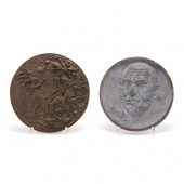 TWO NEOCLASSICAL STYLE BRONZE
