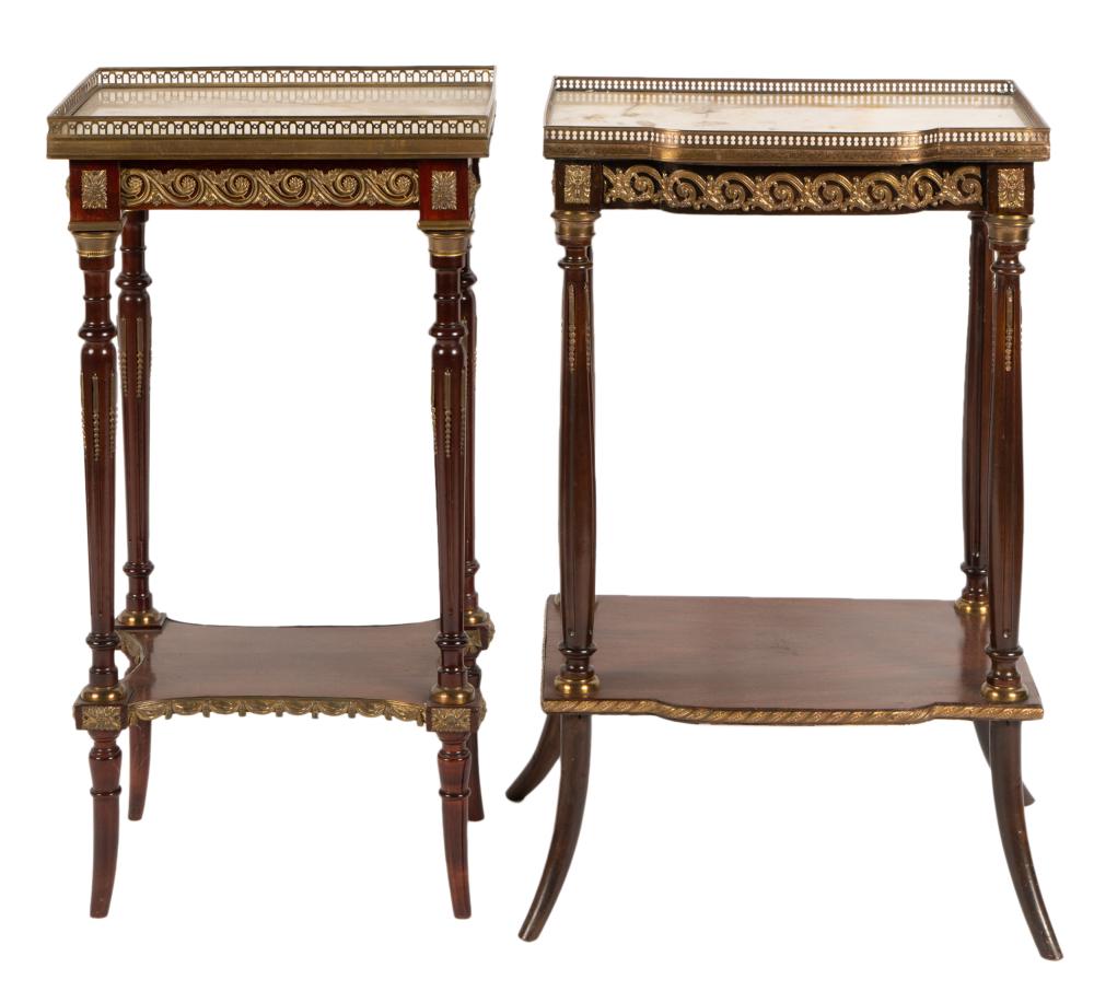 TWO NEOCLASSICAL-STYLE GILT