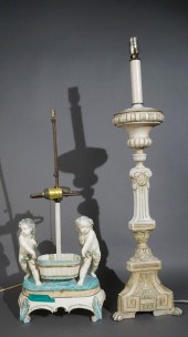 TWO NEOCLASSICAL STYLE PAINTED