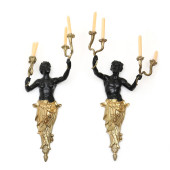 TWO NEOCLASSICAL STYLE PATINAT