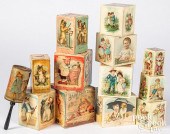 TWO NESTING BLOCK SETS AND A R