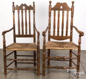 TWO NEW ENGLAND BANISTERBACK A