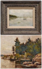 Two New England miniature pain
