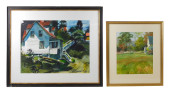 TWO NEW ENGLAND WATERCOLORS, D