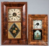 TWO NEW HAVEN MAHOGANY MANTEL