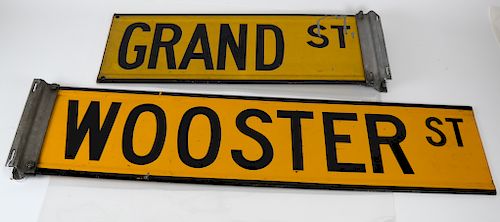 TWO NEW YORK CITY STREET SIGNSTwo