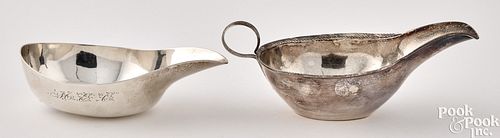 TWO NEW YORK COIN SILVER PAP