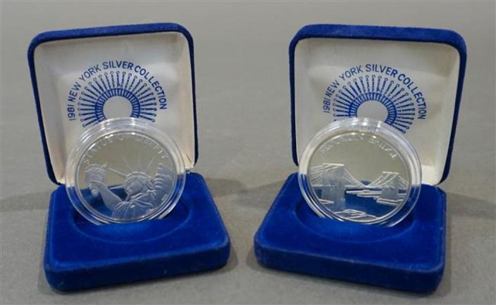 TWO NEW YORK SILVER COLLECTION