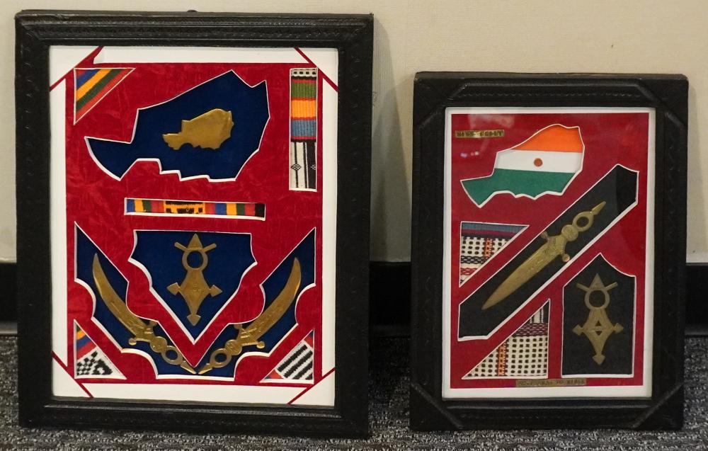 TWO NIGERIEN FRAMED ASSORTMENTS